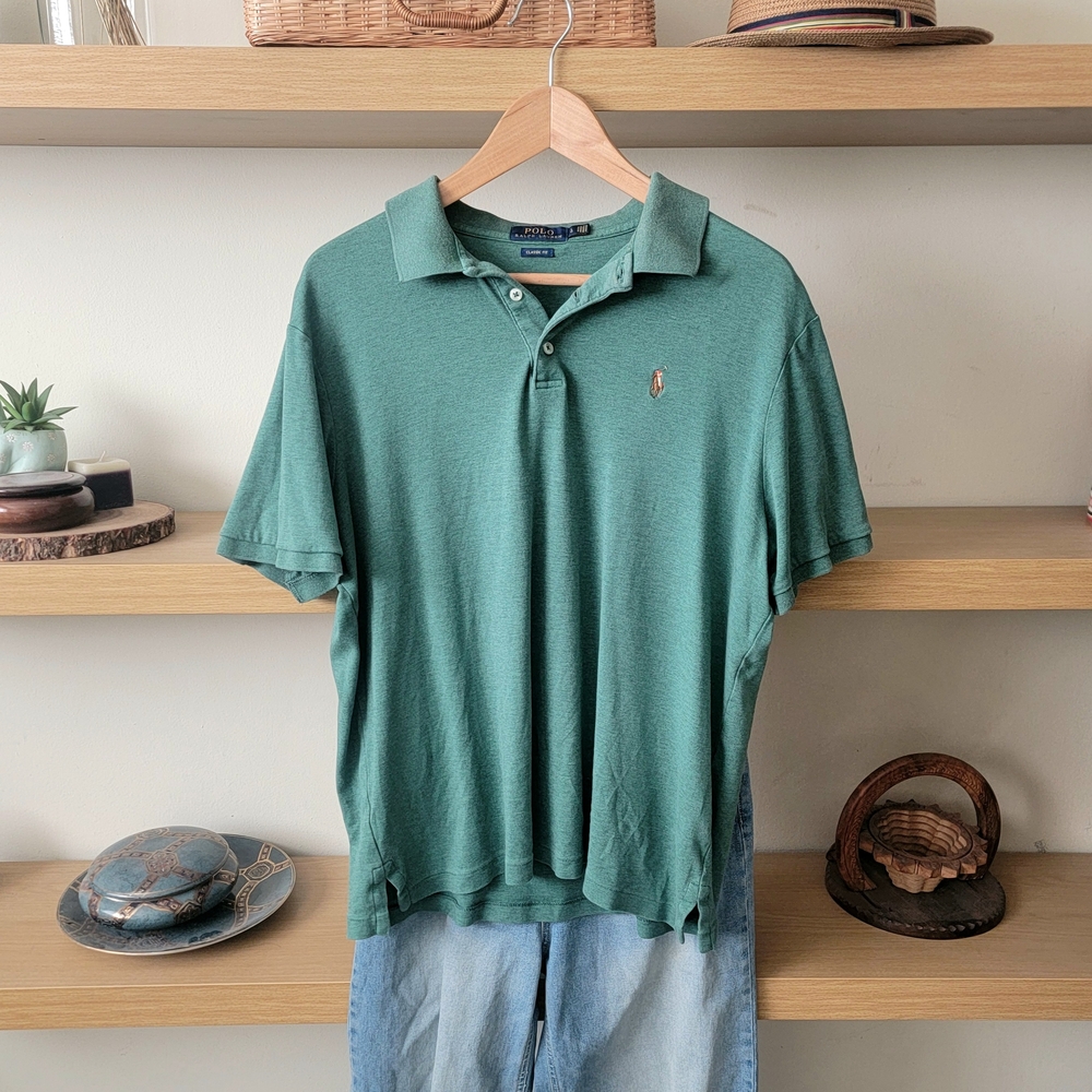 Polo Ralph Lauren Men's Classic Green Polo Shirt